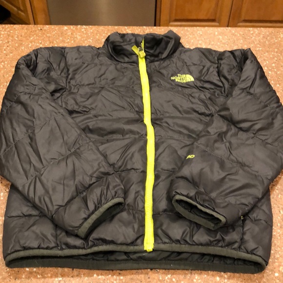 north face hoodless puffer